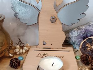 Photophore commémoratif chien - Modèle Lemon