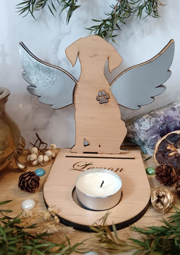 Photophore commémoratif chien - Modèle Lemon